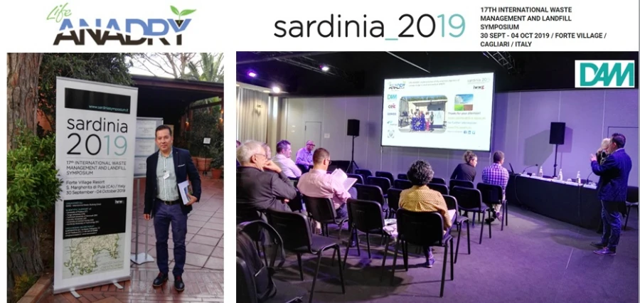 Life-ANADRY at Sardinia Symposium 2019